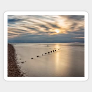 Sunset at Brancaster, Norfolk Sticker